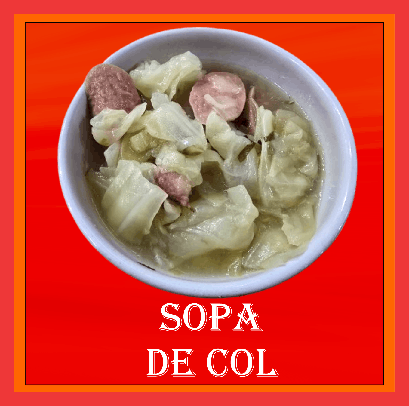 sopa de col
